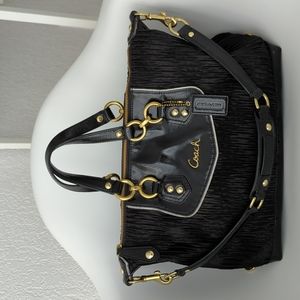 Coach black bag purse